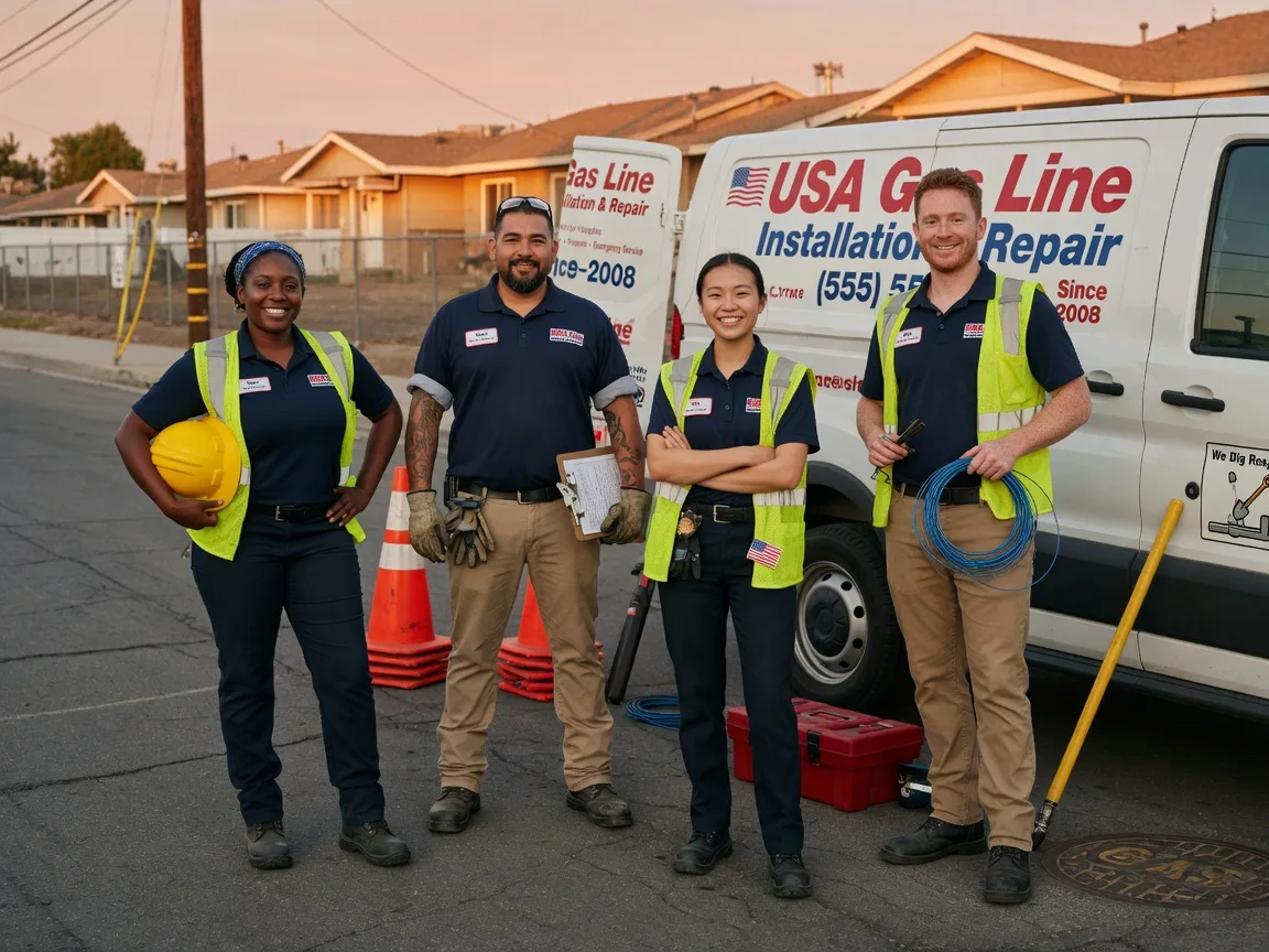 Gas Line Installation company in Francitas, TX